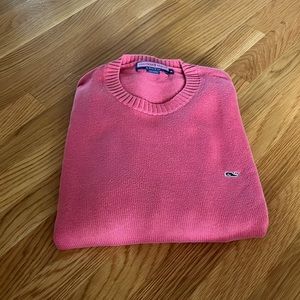 salmon pink vineyard vines sweater
